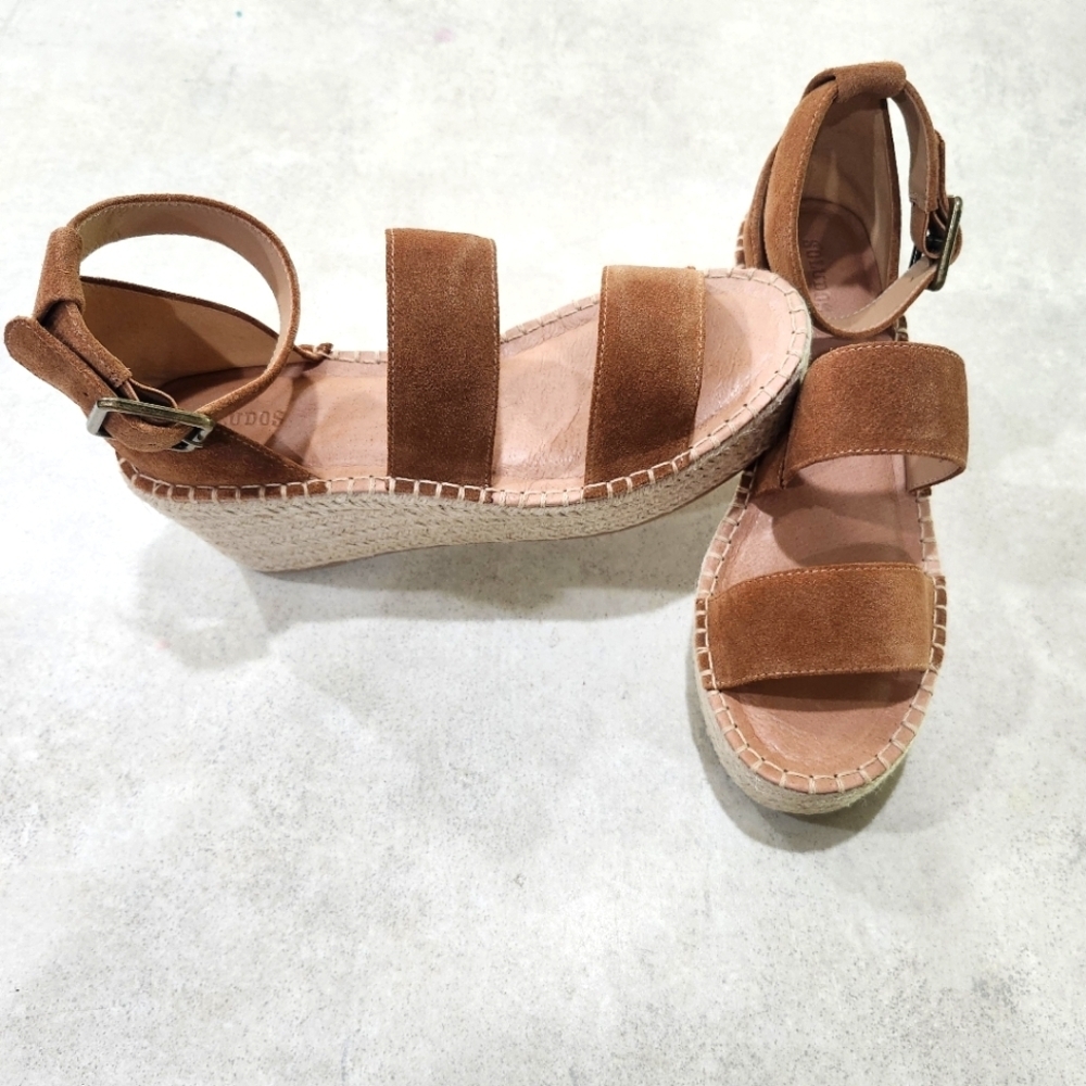 Soludos Brown Suede Sandals